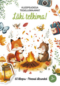 Kleepsudega tegelusraamat. Läki telkima!