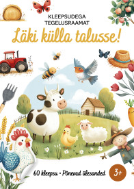 Kleepsudega tegelusraamat. Läki külla talusse!